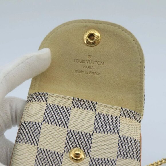 LOUIS VUITTON Damier Azur Etui Telephonne MM Cell Phone Case - Picture 13 of 15